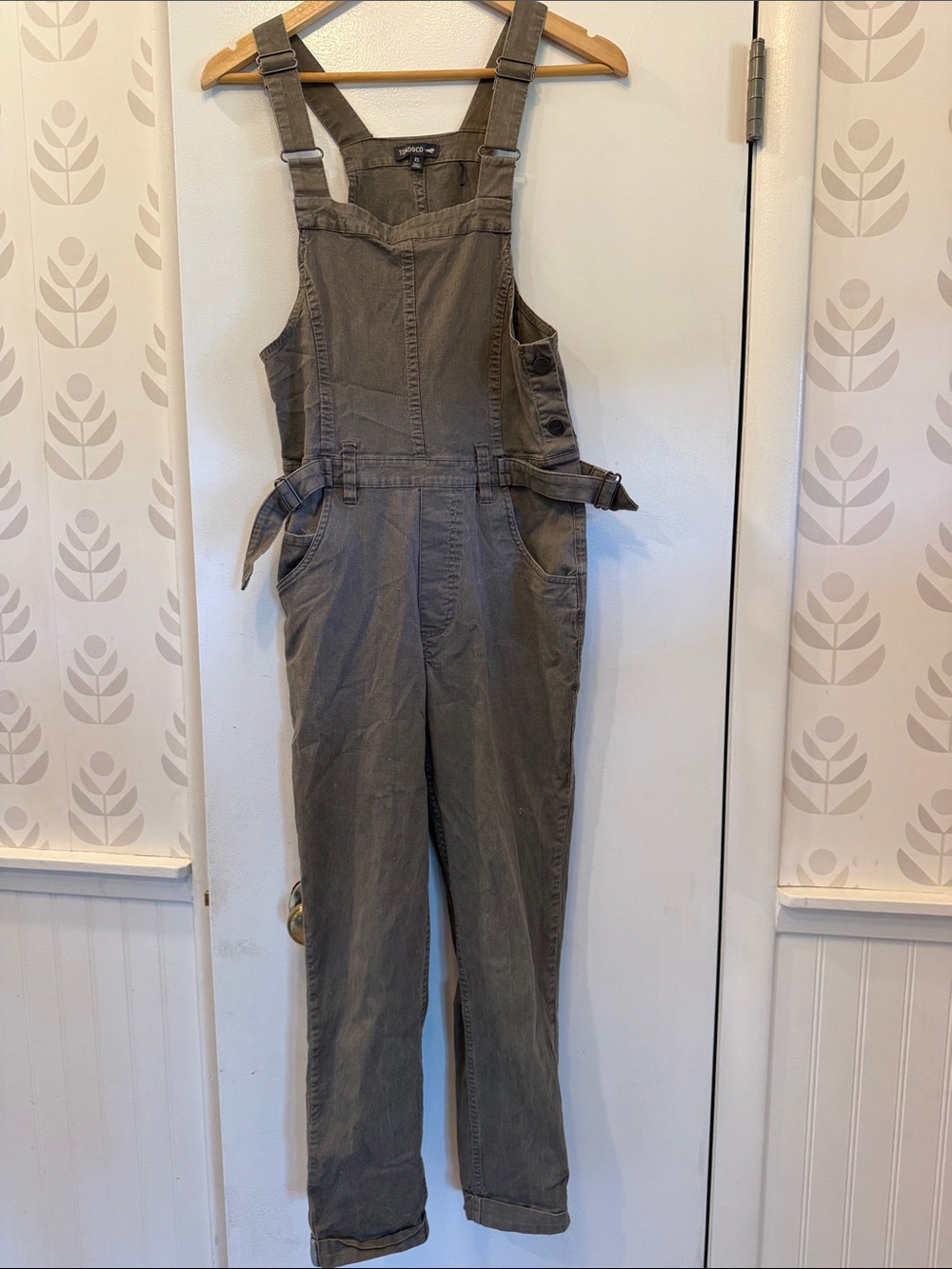 Toad&Co Women's Olive Green Utility Overalls